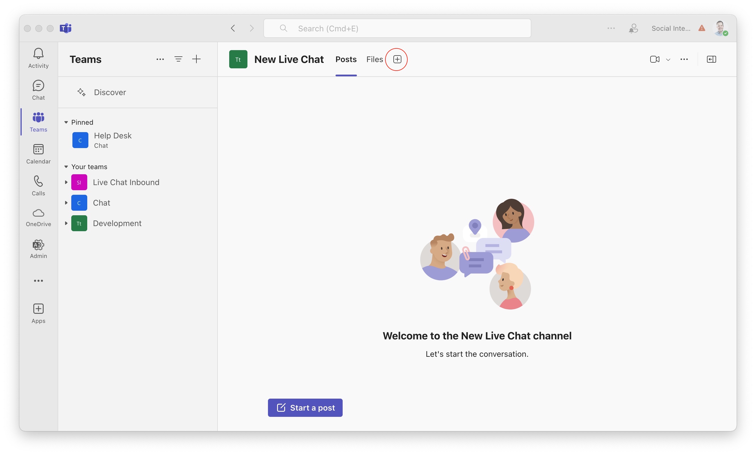 Add app to a Teams Channel